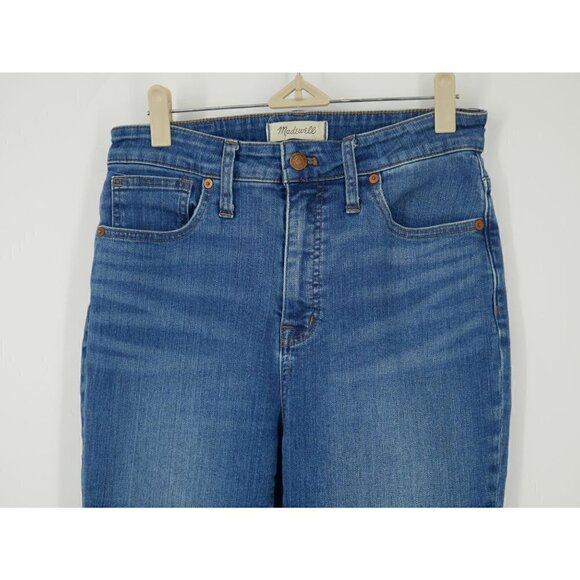 NWOT Madewell Curvy High Rise Crop in Lander Wash 28 - Picture 6 of 6